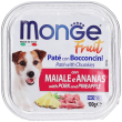 monge fruit cane maiale&ananas 100 g mangime