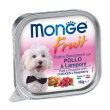 fruit patè e bocconcini pollo e lamponi - alimento per cani adulti 100 gr