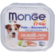 monge fruit cane salmone&pera 100 g mangime