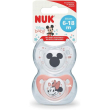 nuk succhietto disney minnie 6-18 mesi, 2 pezzi