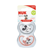nuk succhietti space mickey silicone 18-36 mesi, 2 pezzi