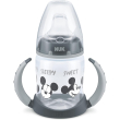 nuk bevimpara mickey grey tazza silicone, 150 ml