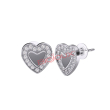 biojoux love me heart orecchini in acciaio chirurgico
