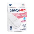 ceroxmed cerotti delicati con garza disinfettante, 12 cerotti 7cm x 2cm