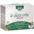 esi le dieci erbe psillio, integratore per il transito intestinale, 20 bustine, psillio, prugna, reg