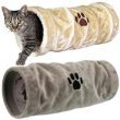 tunnel gioco peluche ?22x60cm grigio tx42982