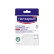 hansaplast compressa soft, garze sterili per ferite postoperatorie, 10 pezzi da 7,5 x 7,5 cm