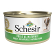 schesir cane brodo pollo al naturale 85gr (lattina)