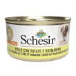 schesir dog pollo/pat/rosm 85g
