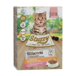 kitten sfilaccetti vitello e prosciutto - alimento completo per gattini 12 x 85 gr