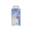 chicco biberon in vetro natural feeling flusso lento 0 mesi+ unisex 250ml - comodità e sicurezza pe