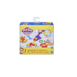 hasbro play-doh kitchen creations foodie favorities pizza time playset con plastilina colori assorti