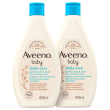aveeno baby daily care bagno e docciaschiuma delicato per pelle sensibile dei bambini 2 x 400 ml