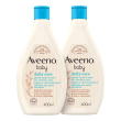aveeno baby daily care - bipack bagnodoccia per bagnetto neonati per pelle delicata e sensibile 2 x