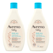 aveeno baby daily care bagno e docciaschiuma delicato 2 x 400ml