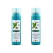 klorane duo shampoo secco menta bio 2 pezzi da 150 ml