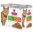 science plan adult 7+ senior vitality con pollo e salmone multipack