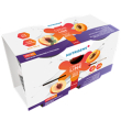 crèmeline 2kcal pesca/albicocca dessert (4x125 g)