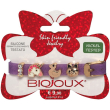 bjb010 bracciale silic viola gold plated