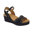 marbella sand nub+met w blk 38