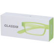 occhiali da lettura glassio cupertino colore verde acido gradazione +1