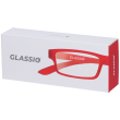 occhiali da lettura glassio cupertino colore rosso gradazione +1,0 1 p