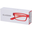 occhiali da lettura glassio cupertino colore rosso gradazione +1,5 1 p