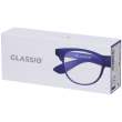 occhiali da lettura glassio fremont colore blu scuro gradazione +2,5 1