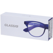 occhiali da lettura glassio fremont colore blu scuro gradazione +3 1 p