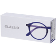 occhiali da lettura glassio monterey colore blu scuro gradazione +2,5