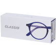 occhiali da lettura glassio monterey colore blu scuro gradazione +3,0