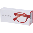 occhiali da lettura glassio newport colore rosso gradazione +1,5 1 pz