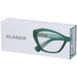occhiali da lettura glassio santa clara colore verde foresta gradazion