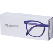 occhiali da lettura glassio sacramento colore blu scuro gradazione +1,