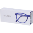 occhiali da lettura glassio sacramento colore blu scuro gradazione +1,