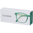 occhiali da lettura glassio sacramento colore verde foresta gradazione