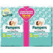 pampers baby dry pannolini duo downcount junior 32 pezzi