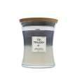woodwick trilogy amethyst sky candela profumata con stoppino in legno