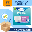 tena pants maxi 8 gocce 8 pezzi - mutandine assorbenti con feeldry advanced per incontinenza grave
