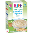 hipp bio crema cereali semolino di grano 200 g