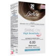 shine on high sensitivity plus biondo scuro 6,00 rivelatore in crema 75 ml + crema colorante 50 ml