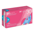 guanto da esplorazione monouso in nitrile azzurro biosoft pf type 30 senza polvere anatomico ambides