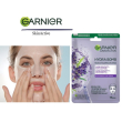 garnier skin active - maschera viso in tessuto , hydra bomb  super idratante + effetto relax