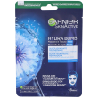garnier maschera in tessuto skin active hydra bomb notte, formula supe