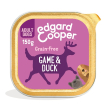 edgard&cooper dog e adult game duck 150 g