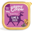 edgard&cooper - adult selvaggina e anatra senza cereali - 150gr