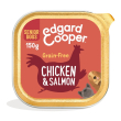 edgard&cooper dog e senior chicken salmon 150 g