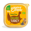 edgard&cooper dog e adult organic turkey 100 g