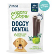 edgard&cooper - doggy dental mela & eucalipto - large +25 kg