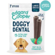 edgard&cooper - doggy dental fragola e menta - large +25 kg